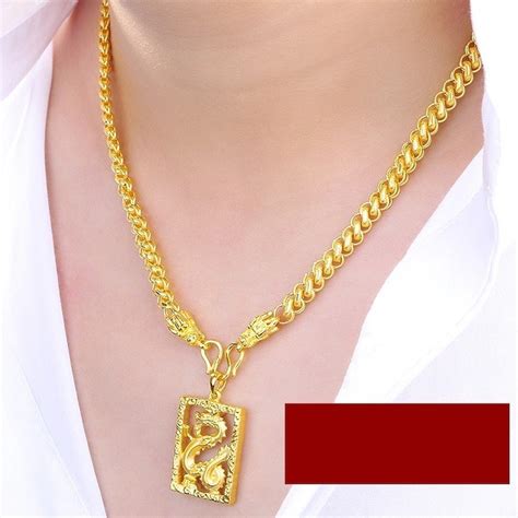 BESTSELLER 24K Pure Solid Gold Necklace 39.6-57 Gram 50cm-65cm 5-6mm ...