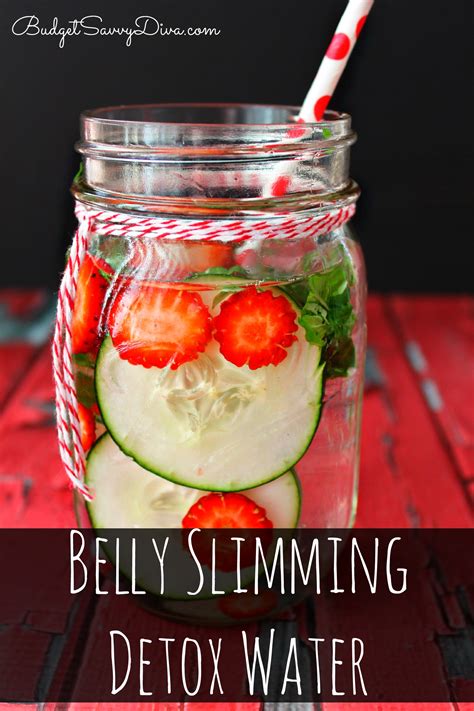 Belly Slimming Detox Water Recipe | Budget Savvy Diva