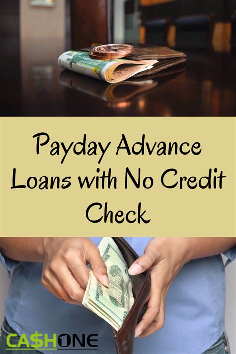 Payday Advance Loans with No Credit Check | CashOne | Payday advance ...