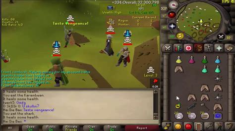 OSRS - Low Level Dharok Pking #1 30m+ loot - YouTube