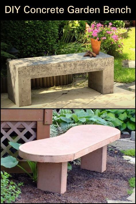 How to build a concrete garden bench – DIY projects for everyone ...