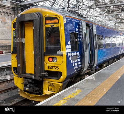 British Rail Class 158 Express Sprinter diesel multiple-unit train in ...