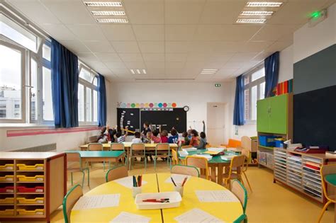 Ecole Maternelle Pajol, a four-classroom kindergarten on Rue Pajol in ...