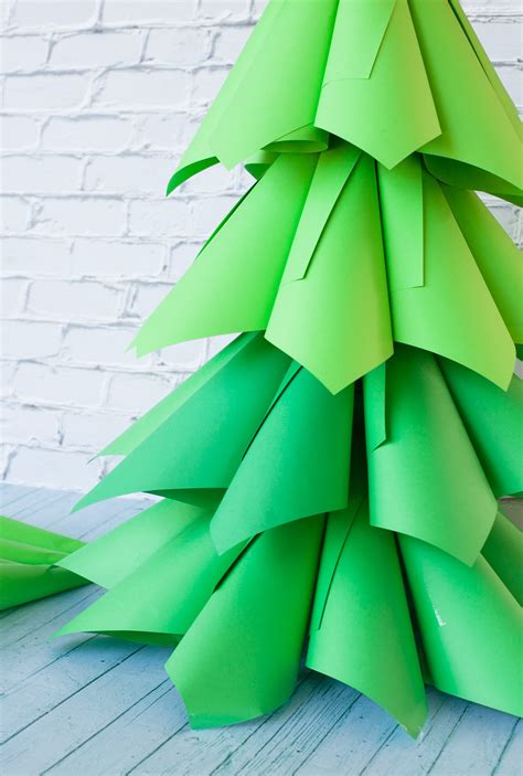 Giant Ombre Paper Cone Christmas Trees - a DIY Tutorial and How-To ...