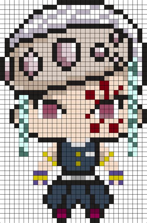 Tengen Uzui Perler Bead Pattern | Bead Sprites | Characters Fuse Bead ...