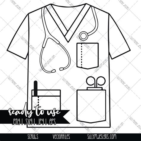 Medical Scrubs SVG – SillyMdesigns