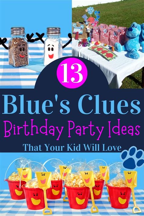 EASY Blue's Clues Birthday Party Ideas To Recreate (Or Buy!)