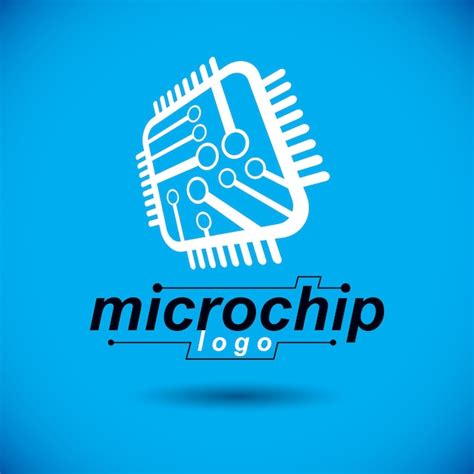 Premium Vector | Vector microchip design, cpu. information ...