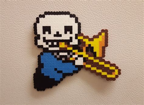 Sans Undertale Perler, 8 Bit Pixel Art, Perler Beads - Etsy Singapore