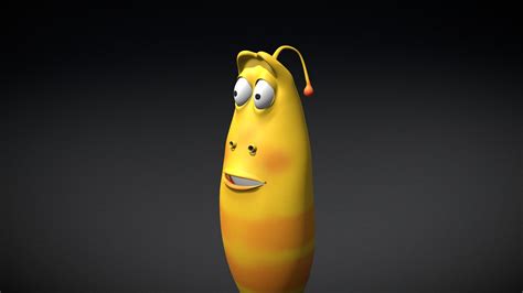 Yellow Larva - Download Free 3D model by Son (@son30031996) [4319014 ...