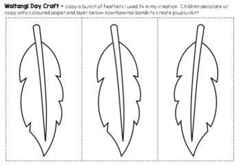 Waitangi Day - Craft, New Zealand by Kindergarten Matters | TPT