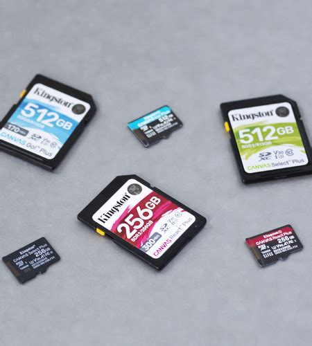 A guide to SD and microSD card types - Kingston Technology