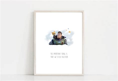 Lightyear & Sox Wall Art Print - Etsy