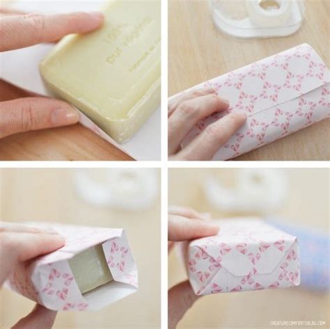 paper-wrapped-soaps-diysteps | Soap packaging diy, Soap packaging ...