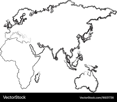 Outline Map Of Europe Asia And Africa