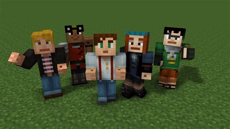 Minecraft story mode skins pack - rafroyal