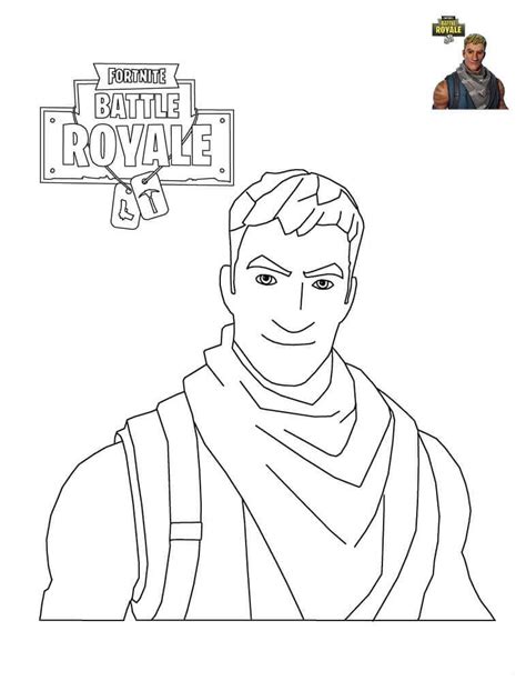 Printable Fortnite Kit Coloring Pages