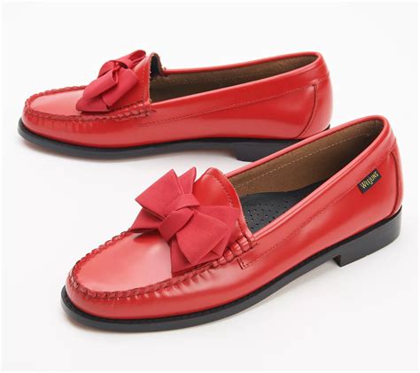 G.H. Bass Originals Weejuns Penny Loafers - Lillian Bow - QVC.com