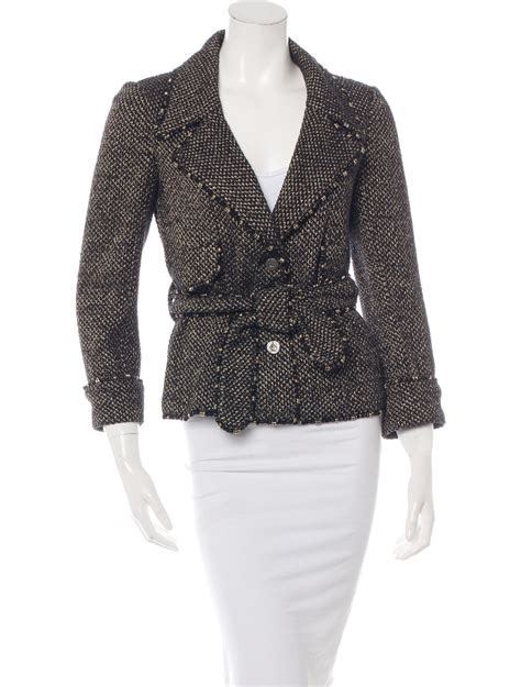 Chanel Embellished Tweed Jacket - Clothing - CHA123745 | The RealReal