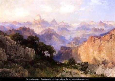 The Grand Canyon - Thomas Moran - WikiGallery.org, the largest gallery ...