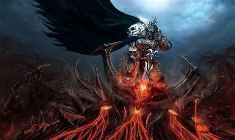 ArtStation - Lich King Killing Diablo