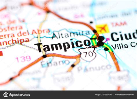 Tampico Mexico Map — Stock Photo © aliceinwonderland2020 #379697096