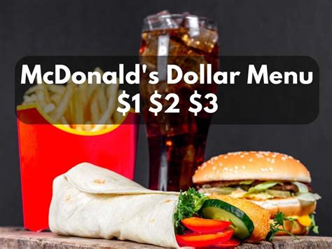 What is McDonald's Dollar Menu $1 $2 $3 in 2024 - Which Items are ...