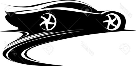 Sports Car Outline Vector at Vectorified.com | Collection of Sports Car ...