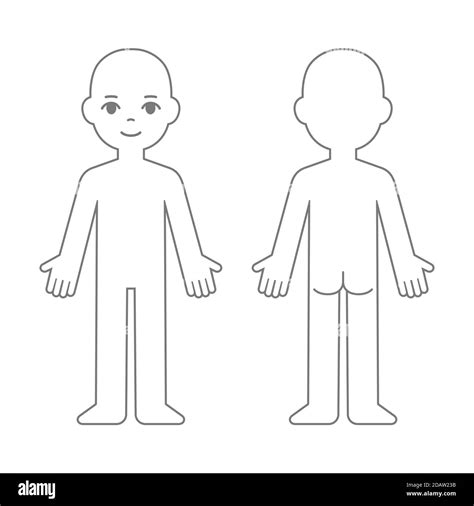 Child Outline Clipart