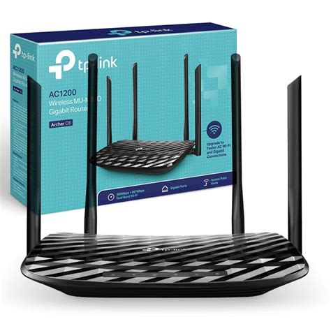 TP-Link ARCHER C6 AC1200 Wireless Gigabit Router | Archer C6 | City ...