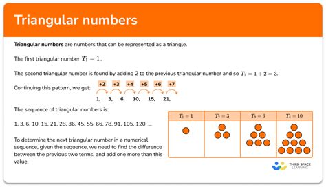 Triangular Numbers - GCSE Maths - Steps, Examples & Worksheet