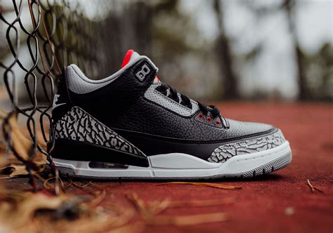 Air Jordan 3 Black Cement - Full Sizing + Price Info | SneakerNews.com