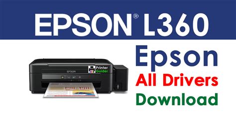 Epson L360 Printer/Scanner Driver Free Download - Printer Guider