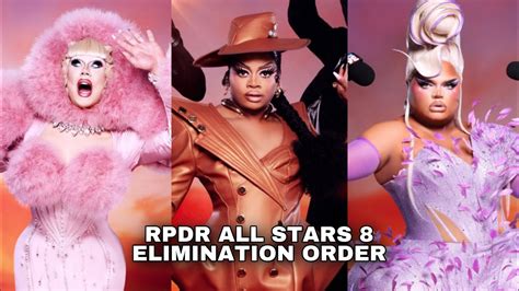 RPDR All Stars 8 ELIMINATION ORDER - YouTube