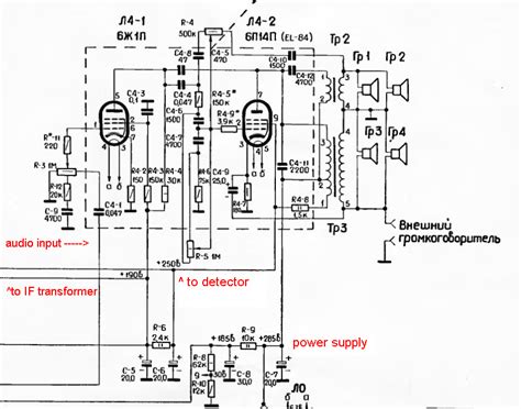 radio - Can someone explain this tube amplifier circuit for me ...