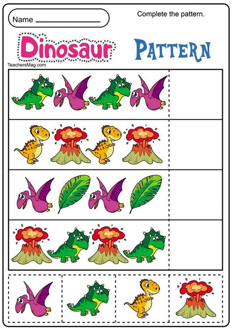 3 Dinosaurs Printables