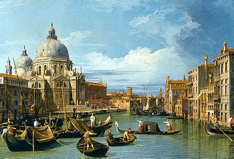 The Entrance to the Grand Canal, Venice | Canaletto | Painting ...