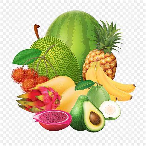 Combo Hd Transparent, Combo Fruit, Combo, Fruit, Tropical PNG Image For ...