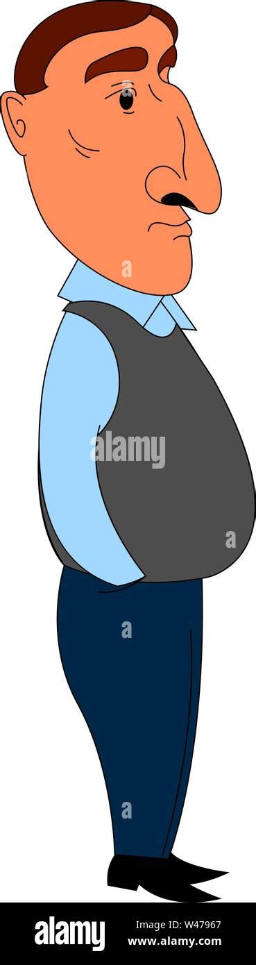 Big nose man Stock Vector Images - Alamy