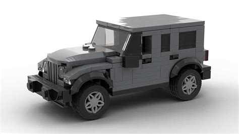 Jeep Wrangler JL 4-door - LEGO® MOC Instructions