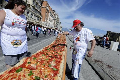 After 11 Hours of Baking, World's Longest Pizza Record Broken - Eater