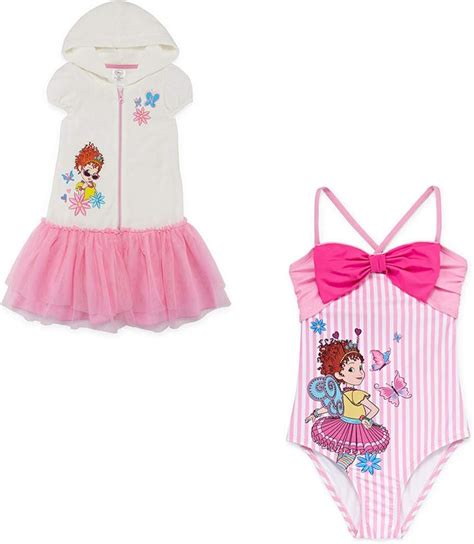 Amazon.com: Fancy Nancy Swimsuit and Matching Cover Up Girls Toddler ...