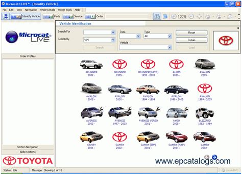 Toyota + Lexus + Scion Microcat Live 2010 Spare Parts catalog