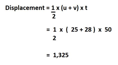 How to Calculate Displacement.