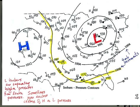 How To Draw Isobars On A Weather Map - Drucie Kimberley