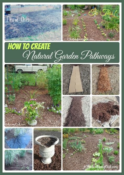 Natural Paths for Garden Beds