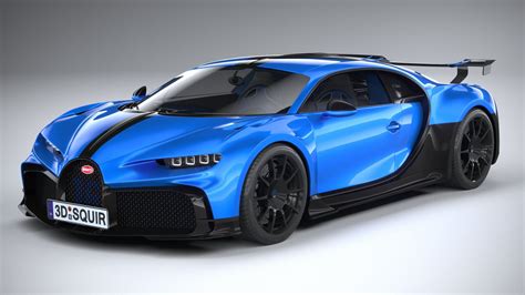 Bugatti Chiron Pur Sport 2021 - 3D Model by SQUIR