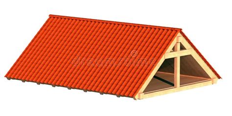 Roof stock illustration. Illustration of wooden, beams - 18236770