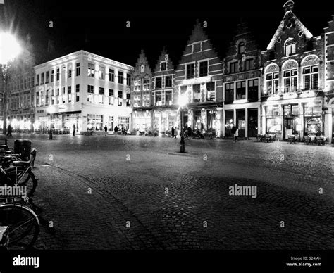 Black and white street scene Stock Photo - Alamy