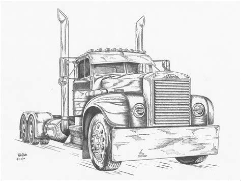 Pen and Ink Macks - Antique and Classic Mack Trucks General Discussion ...